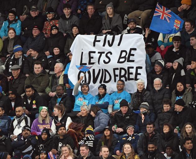 Fiji were well supported  during an emotional time for the Pacific nation. Photo: Getty Images