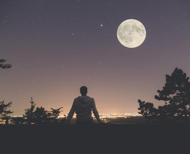 People see different images in the moon’s surface. PHOTO: GETTY IMAGES 