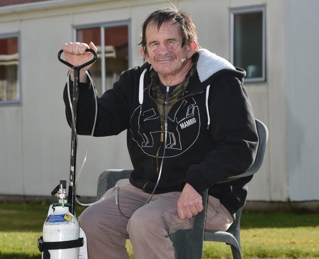 Emphysema patient Glenn Blundell is willing but unable to find the support necessary for a double...