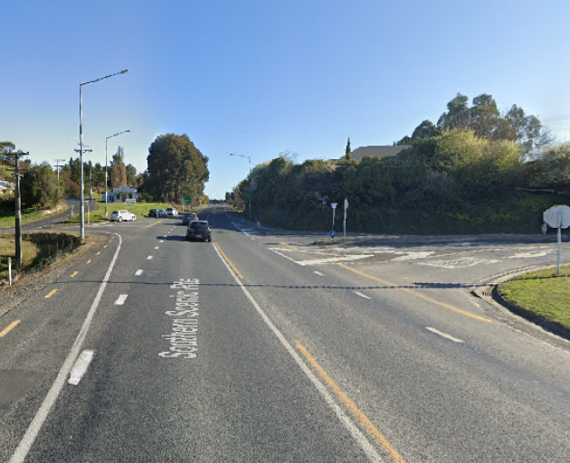 The intersection of Grey St and SH1. Photo: Google