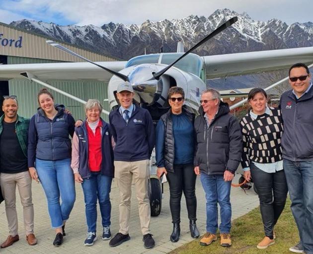Queenstown tourism operators (from left) Ciara O’Toole, Kenny Winter, Kristine Montgomery, Kerrie...