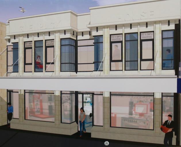 Concept plans for the new development in Oamaru’s Thames St. PHOTO: SUPPLIED
