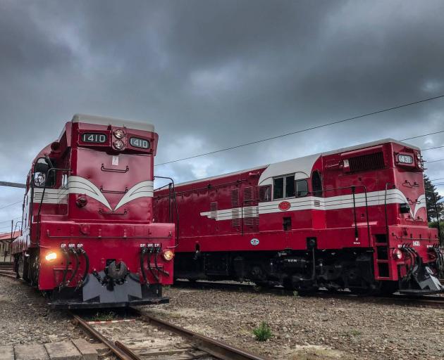 The two DA locomotives went into service as Hillary was on Everest. Photo: Supplied