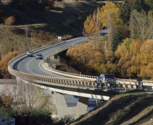 The State Highway 6 Shotover Bridge, near Queenstown. Photo: ODT files