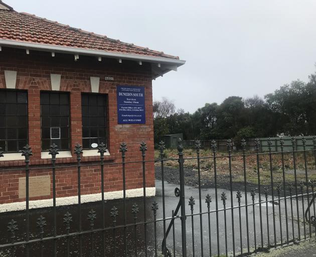 The site where St James Presbyterian church stood may become a car park. PHOTO: GILLIAN VINE