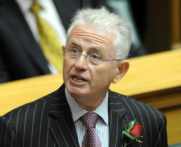 The late Sir Michael Cullen makes his valedictory speech as he prepares to leave Parliament on...