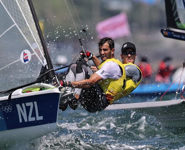 Peter Burling and Blair Tuke in action at the Tokyo Games. Photo: Reuters