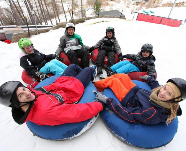 Tekapo Springs snow tubing. PHOTO: SUPPLIED