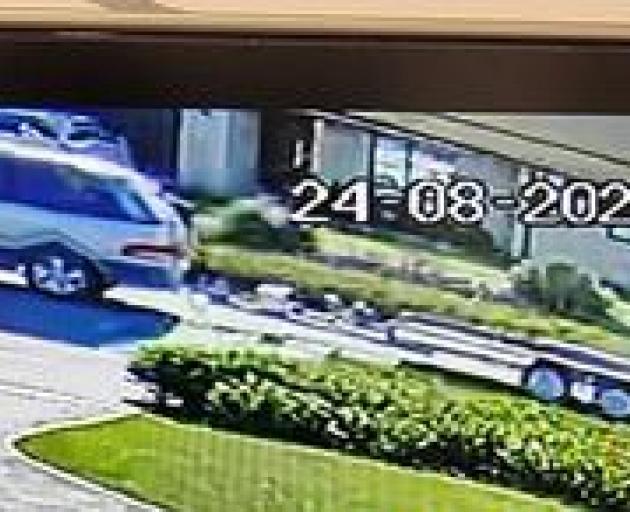 POLICE TRAIL: Security camera footage of the vehicle and trailer that aroused suspicion in West...