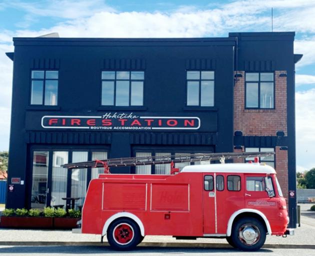 Hokitika Fire Station, now a boutique accommodation provider.