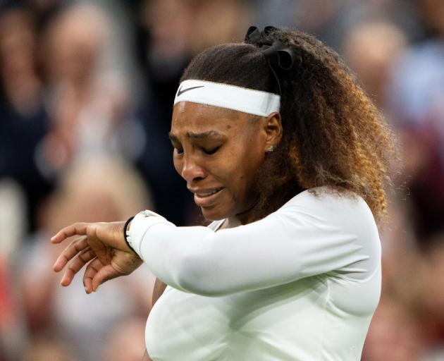 An upset Serena Williams has had an injury-marred season and limped out of her first-round match...