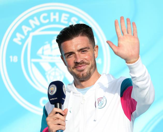 Record signing Jack Grealish (25) is unveiled to Manchester City fans at Etihad Stadium this week...