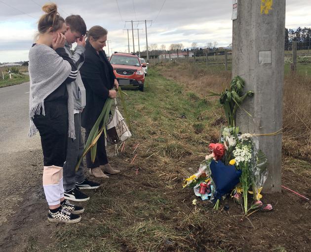 Close friends of five boys killed near Timaru at the weekend (from left) Holly Black, Jesse Owens...