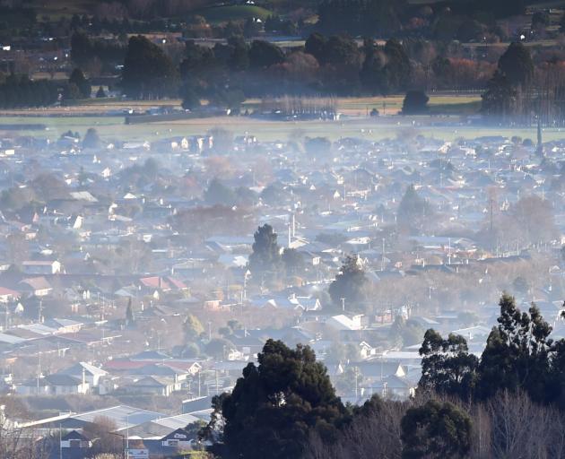 The air that we breathe in Mosgiel. Photo: Peter McIntosh 