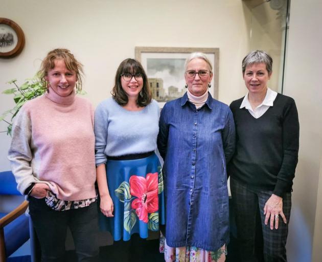 Gathering together for the first time last week are (from left) Waitaki events advisory board...