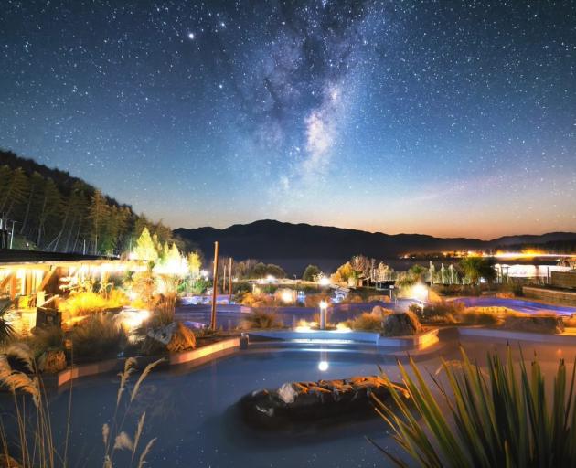 Tekapo Springs at night. PHOTO: SUPPLIED