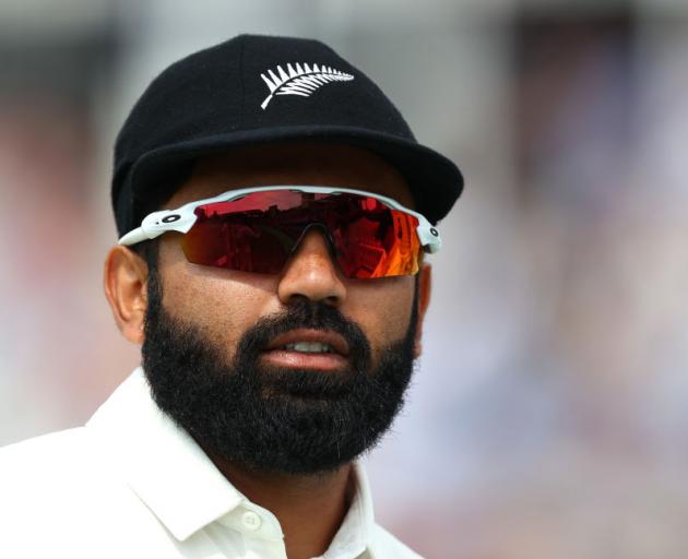 Ajaz Patel impressed with 4-16. Photo: Getty Images/File