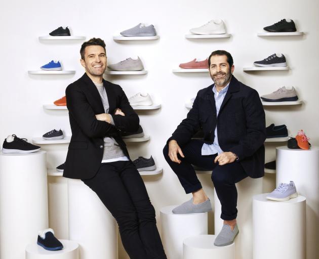 AllBirds co-founders Tim Brown (left) and Joey Zwillinger. Photo: Cody Pickens