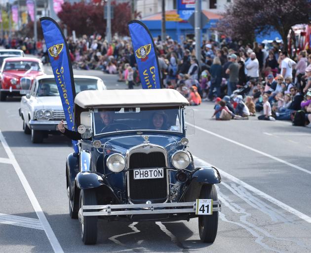 The annual Blossom Festival parade in 2020. For the first time in the annual event’s history it...