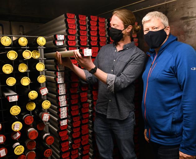 University of Otago Geology Department Associate Prof Christopher Moy (left) and GNS Science...