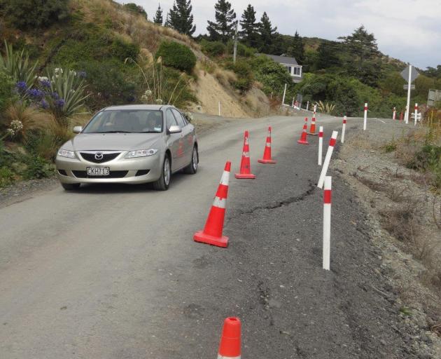 The latest Waitaki residents’ survey shows satisfaction with roads continues to languish.PHOTO:...