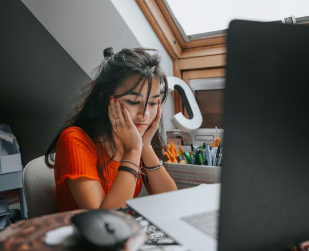 Home learning has become the norm during lockdown. PHOTO: GETTY IMAGES
