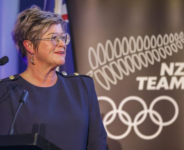 Kereyn Smith during the New Zealand Olympic team function and Tokyo flagbearer announcement at...