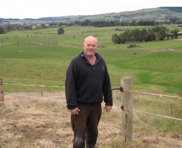 Shane David Gibbons on his Whare Creek farm. Photo: ODT files