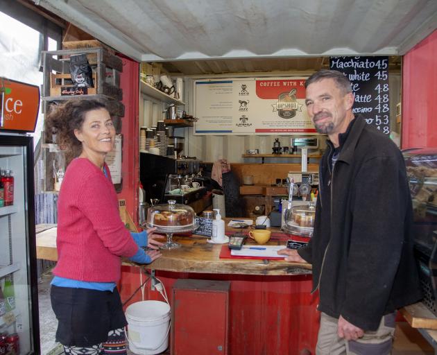 Upshot Coffee co-owners Megan Geels and Justin Good were due to submit a resource consent...