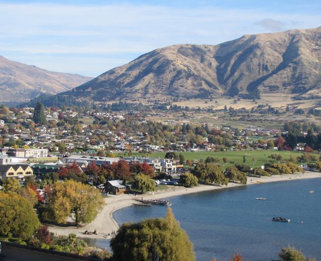Wanaka’s central business district. PHOTO: ODT FILES