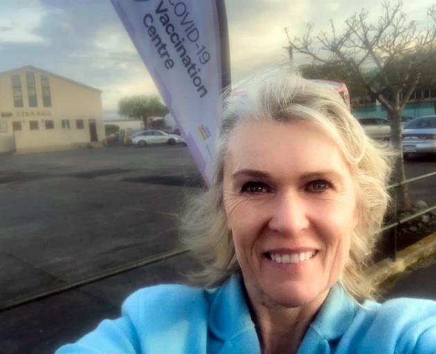 Labour Party Taieri MP Ingrid Leary on the Covid-19 vaccination trail.