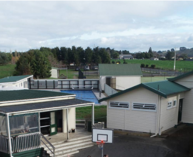 Mangatangi School is a small elementary school in rural Waikato. Photo: Supplied via NZ Herald