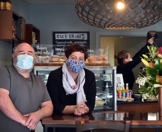 Dunedin couple Ivan Mason and Donna Hall took over their new cafe just two days before the move...