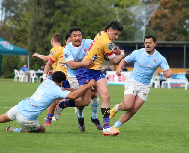 North Otago’s player of origin Levi Emery made several good breaks on debut on Saturday. PHOTO:...