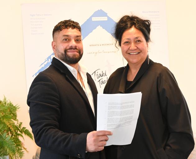 Otakou Health principal Iwi adviser Matt Matahaere and chairwoman Donna Matahaere-Atariki at...