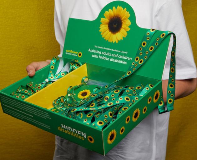 The Sunflower Hidden Disabilities lanyard. PHOTO: SUPPLIED