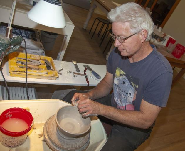 Frank Hakkaart enjoys pottery and home renovation. Photo: Geoff Sloan