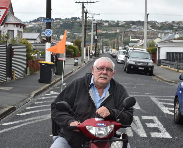 Oxford St resident Willie Leishman fears reckless drivers using his street as a shortcut to other...