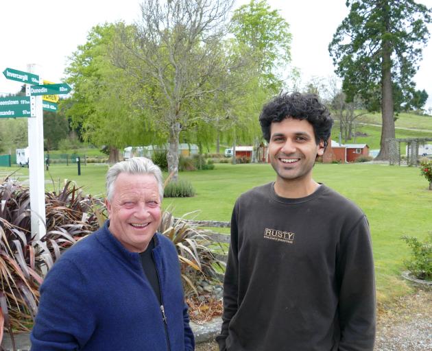 Business partners Gary Goodfellow (left) and Jas Chahal have taken on Lawrence’s Gold Park Motor...