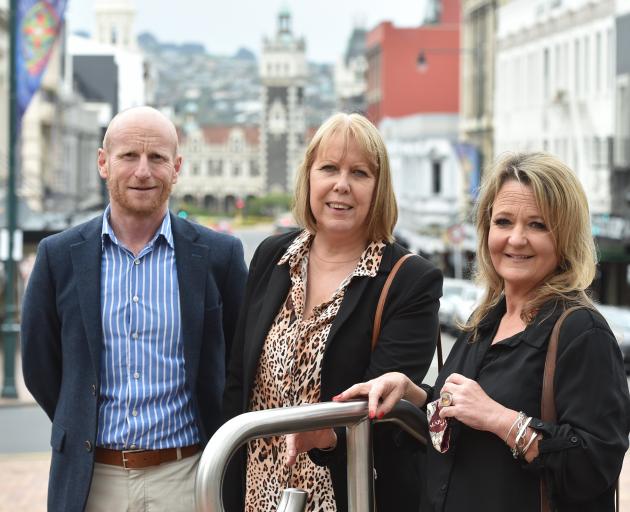 Dean Delaney, Deb Sutton (centre) and Megan McLay, all of Dunedin, have formed a new employment...