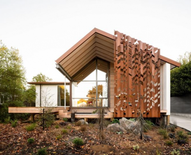 A house called a swamp dwelling in Christchurch's Opawa has won an architectural award for its...