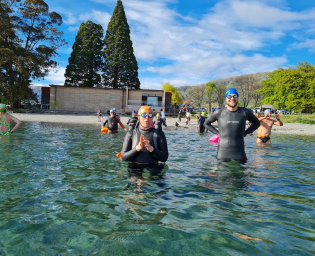 Wanaka Lake Swimmers Club began the open water swimming season yesterday, with a swim in Roys Bay...