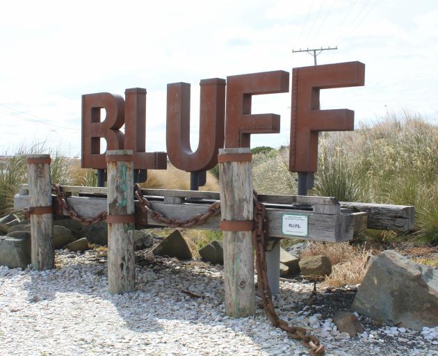 The popular Bluff sign will be kept in its current location after community feedback. PHOTO:...