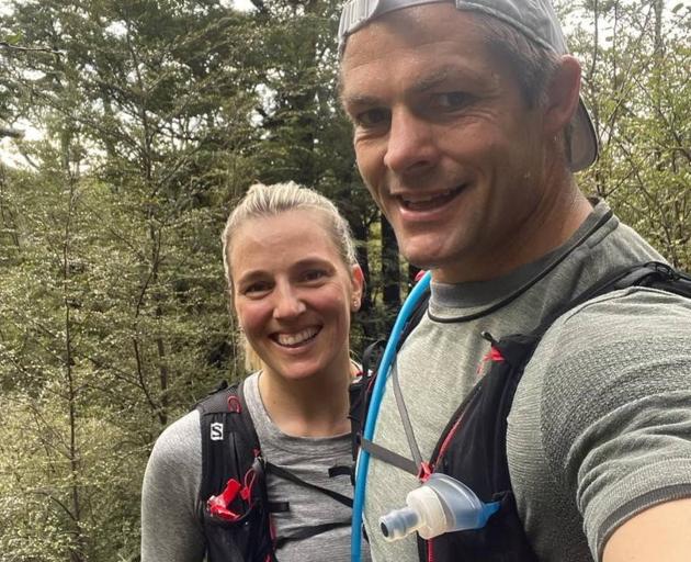 Gemma and Richie exploring the Puketeraki Ranges over the long weekend. Photo: Supplied / MSC