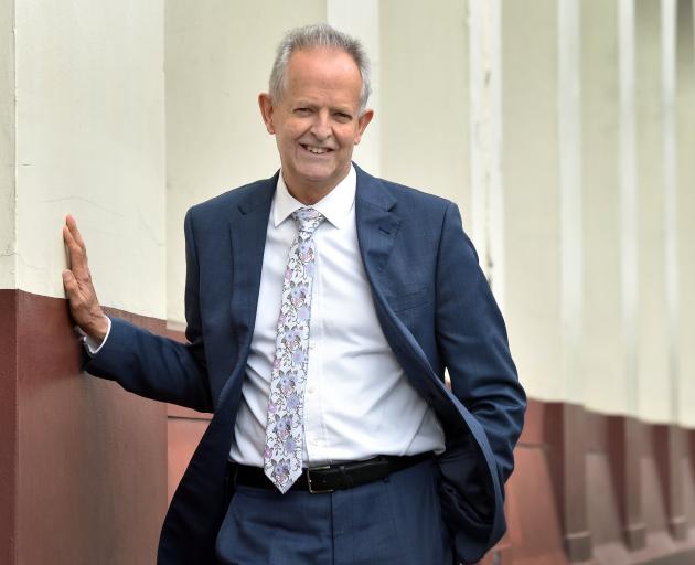 Outgoing Children’s Commissioner Judge Andrew Becroft in Dunedin yesterday. PHOTO: PETER MCINTOSH