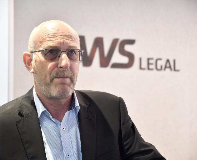 AWS Legal Chief Executive Grant Yorkstone at the new Invercargill building before the official...