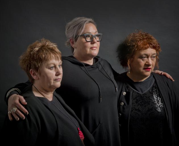 Bereaved mothers (from left) Susan Mataki, Maree Landrebe and Vicki Taylor-Blair, whose sons were...