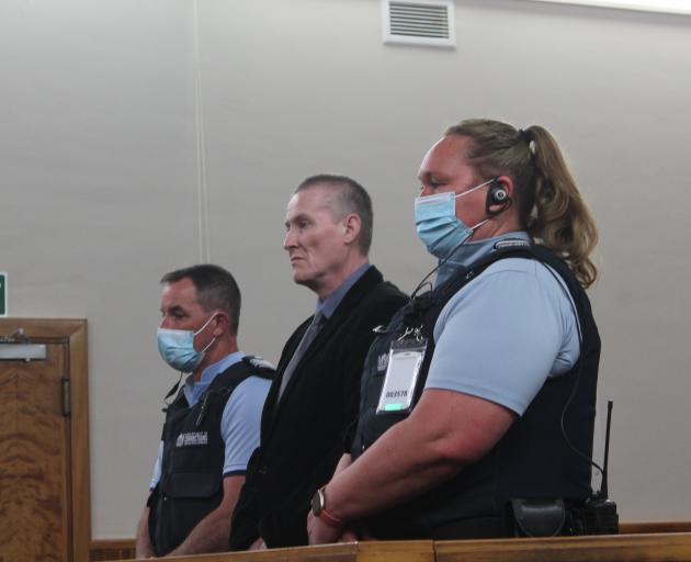 Rodney Stuart Fallowfield during his sentencing in the High Court at Invercargill. PHOTOS: LUISA...