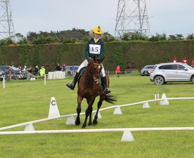 The eventing competition involves age group riders selected to represent their pony clubs. There were 22 teams, with each having four to six riders competing in the disciplines of dressage, cross-country and showjumping. Photo: Karen Pasco