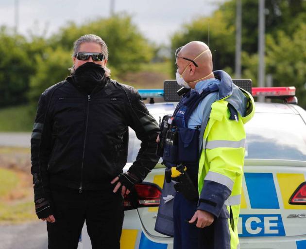 Brian Tamaki attends the recent lockdown protest at Auckland Domain. Photo: NZ Herald